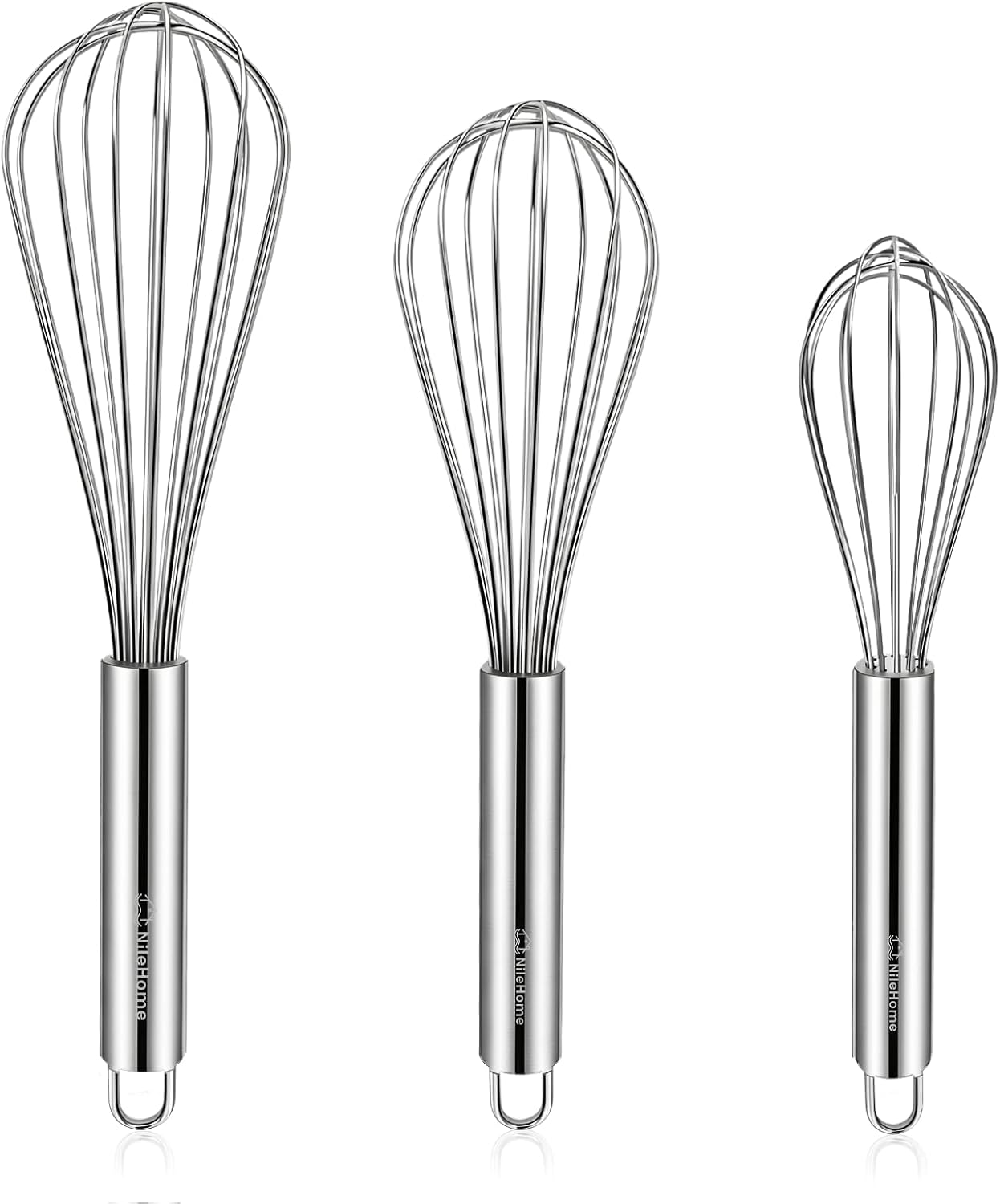 61yCzlQjQ5L._AC_SL1500_ 3-Pack Stainless Steel Whisk Set, Kitchen Utensils for Cooking - Image 1
